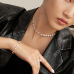 Jessica - Sterling Silver Pearl Necklace - Pearlorious Jewellery