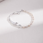 Rhea - Sterling Silver and Freshwater Pearl Bracelet - Pearlorious Jewellery