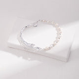 Rhea - Sterling Silver and Freshwater Pearl Bracelet - Pearlorious Jewellery